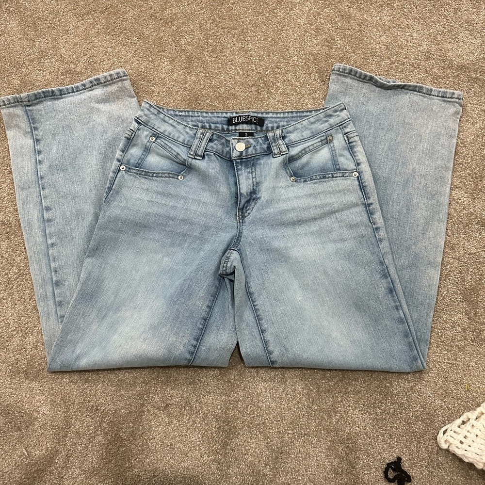 Blue Spice Straight Leg Blue Jeans